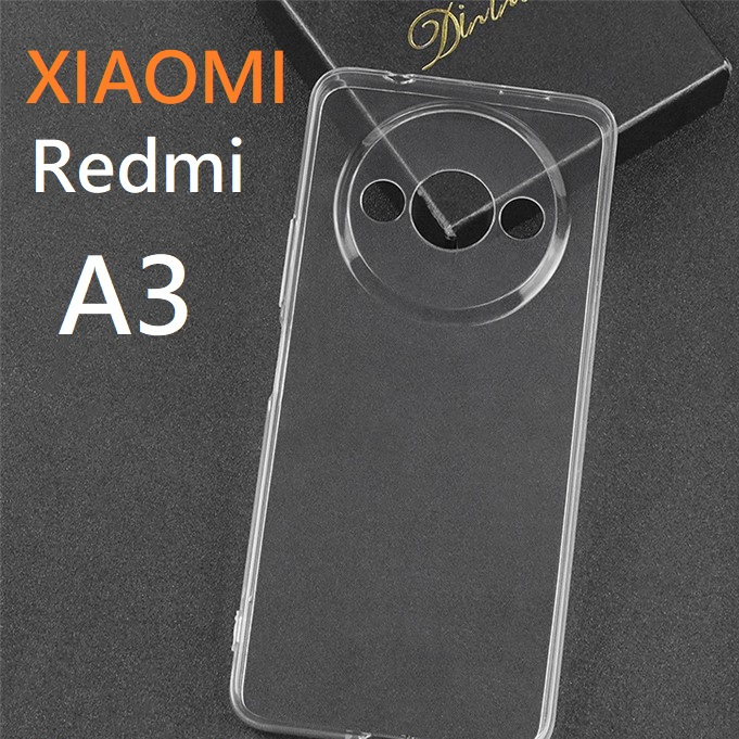 Hans- TPU Premium " CLEAR " Silicone Case For Xiaomi Redmi 14C A3 A2 A1 13C Poco F5 C65 Silky-soft T