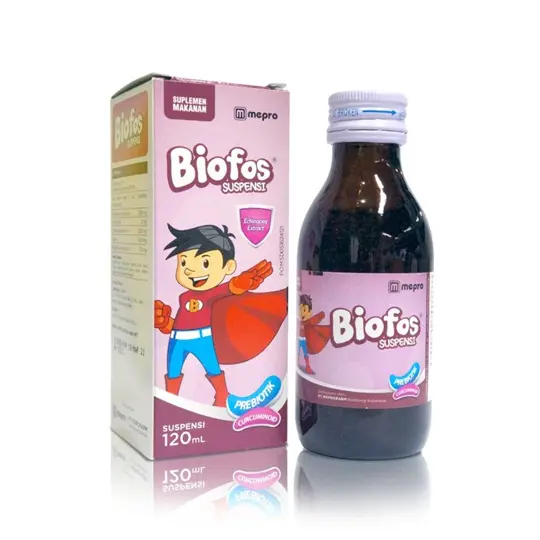 Biofos Sirup 120ml Mepro - Vitamin Daya Tahan Tubuh / Penambah Nafsu Makan