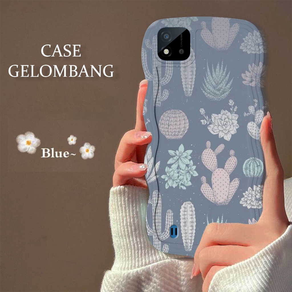 Soft Case GELOMBANG Hp Realme C11 2021 - Realme C11 2021 - Case Pro Camera - Fashion Case - Motif Ka