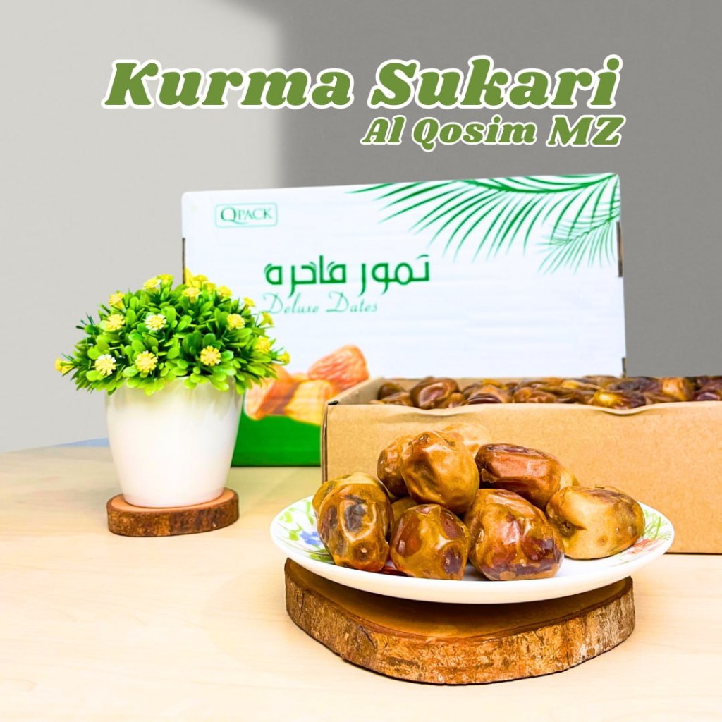 

Kurma Sukari 1 Dus 3kg Sukari Basah Premium Quality 100% Asli Lezat Empuk Dan Nikmat