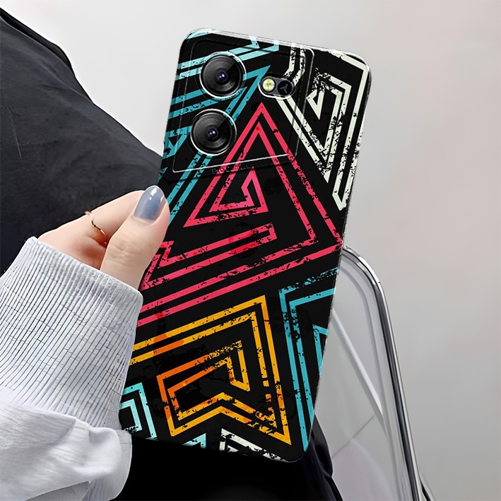 Gravity Plastic Softcase Pro Camera Tecno Pova 5 / Pova 5 Pro - Case Tecno Pova 5 / Pova 5 Pro -