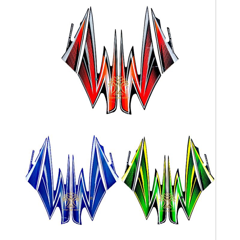 Stiker RX Stripping King Lis Les Body Motor Yamaha RX king 2003