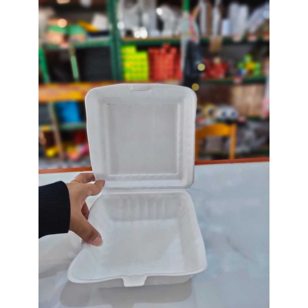 Styrofoam ukuran sedang, KCS 3 tanpa sekat, styrofoam tanpa sekat, styrofoam untuk seblak, pisang co
