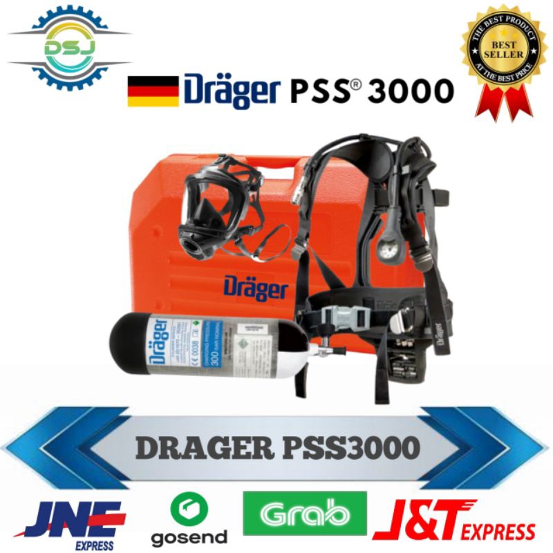 SCBA / Breathing Aparatus Drager PSS3000 6,8 Liter