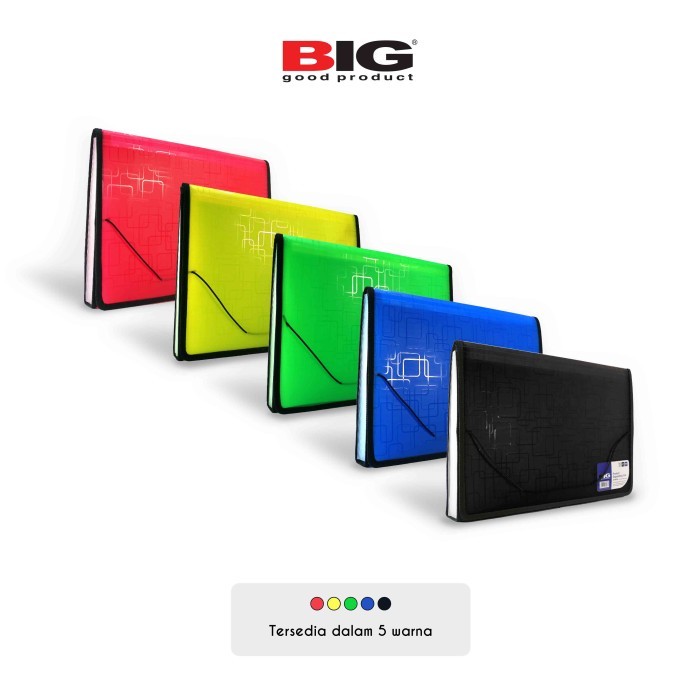 

BIG Expanding File/ Organizer Dokumen F4 Folio XP-8006 Tali Motif