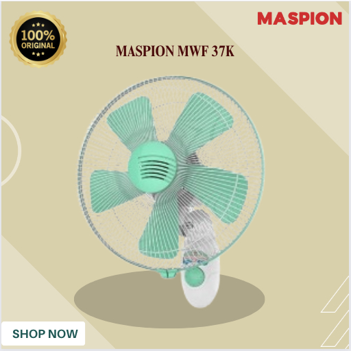 KIPAS MASPION DINDING MWF37K KIPAS ANGIN/MWF-37K/MWF 37K/MASPION KIPAS DINDING/KIPAS DINDING MASPION