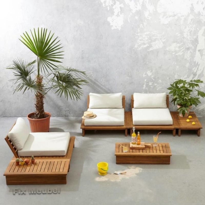 sofa minimalis modern kayu jati