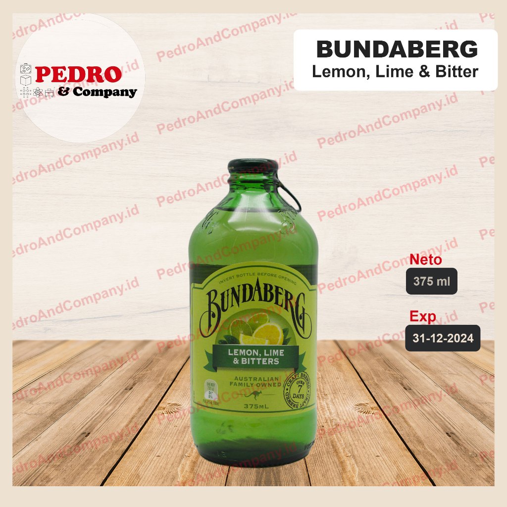 

Bundaberg LEMON LIME BITTERS drink 375 ml - soda minuman berkarbonasi