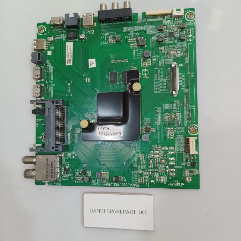 MB led tv hisense 58a6100uwts - mainboard tv - mesin tv led