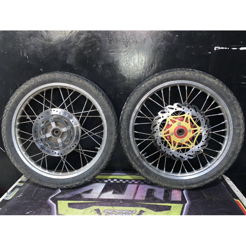 Velg velk set ring 17 TK japan Kawasaki Ninja 150 R RR SS copotan