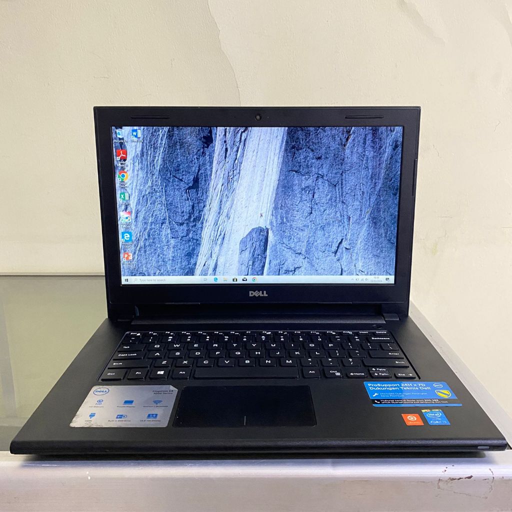 Laptop Dell 14-3000 Core i3-4005U Ram 8GB HDD 500GB