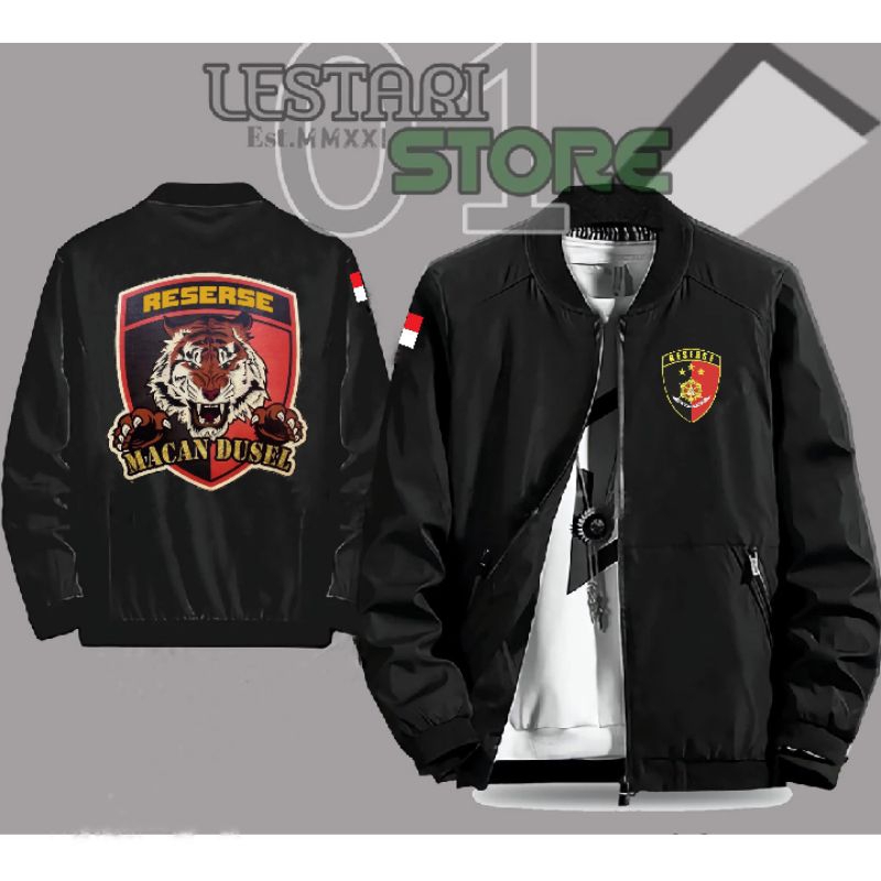JAKET BOMBER POLISI RESERSE TERBARU - JAKET RESERSE CUSTOM TERBARU
