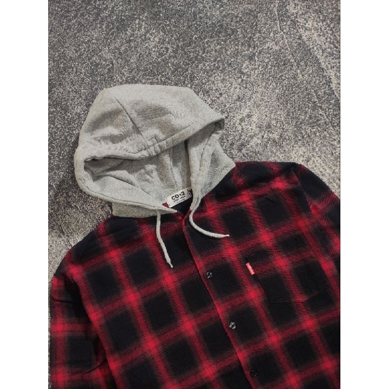 veterano flanel Hoodie
