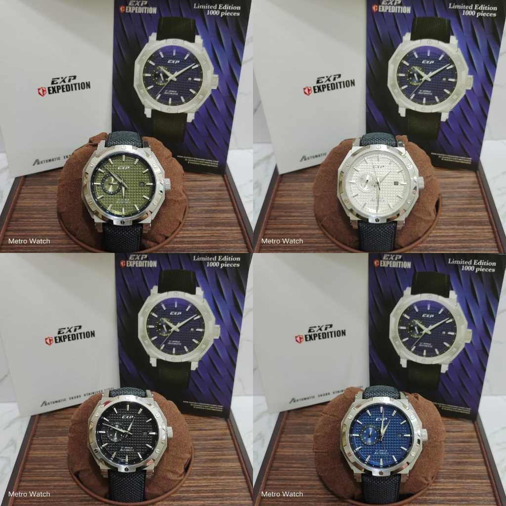 Jam Pria Expedition E6385 E 6385 E6385BA Automatic Limited Edition Original Garansi Resmi