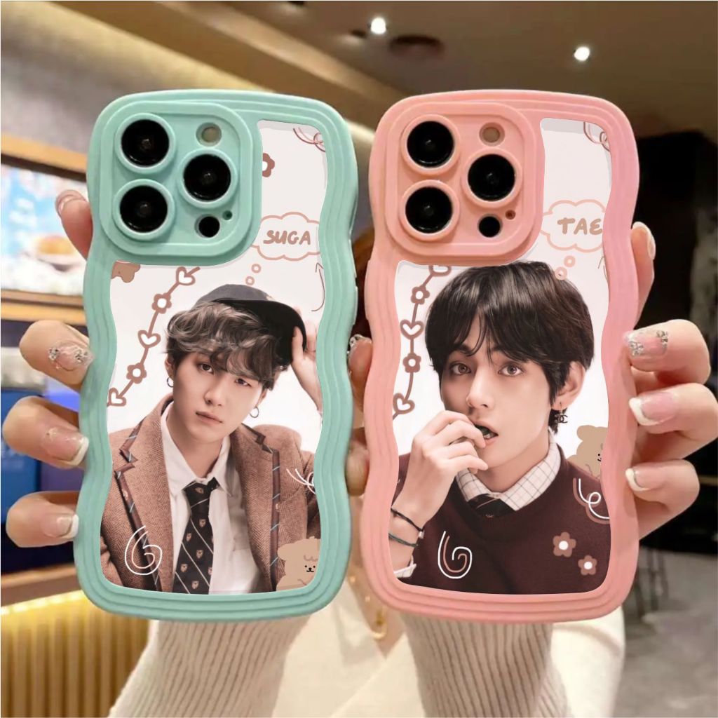 [CLYK BTSWAVE A] softcase gelombang candy wave untuk alltype hp silikon BTS RM, J-Hope, Suga, Jin, V