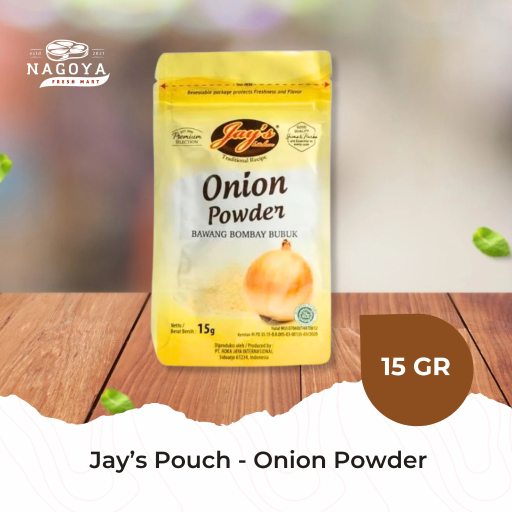 

Jay's Onion Powder Pouch - 15 GR | Grill Master