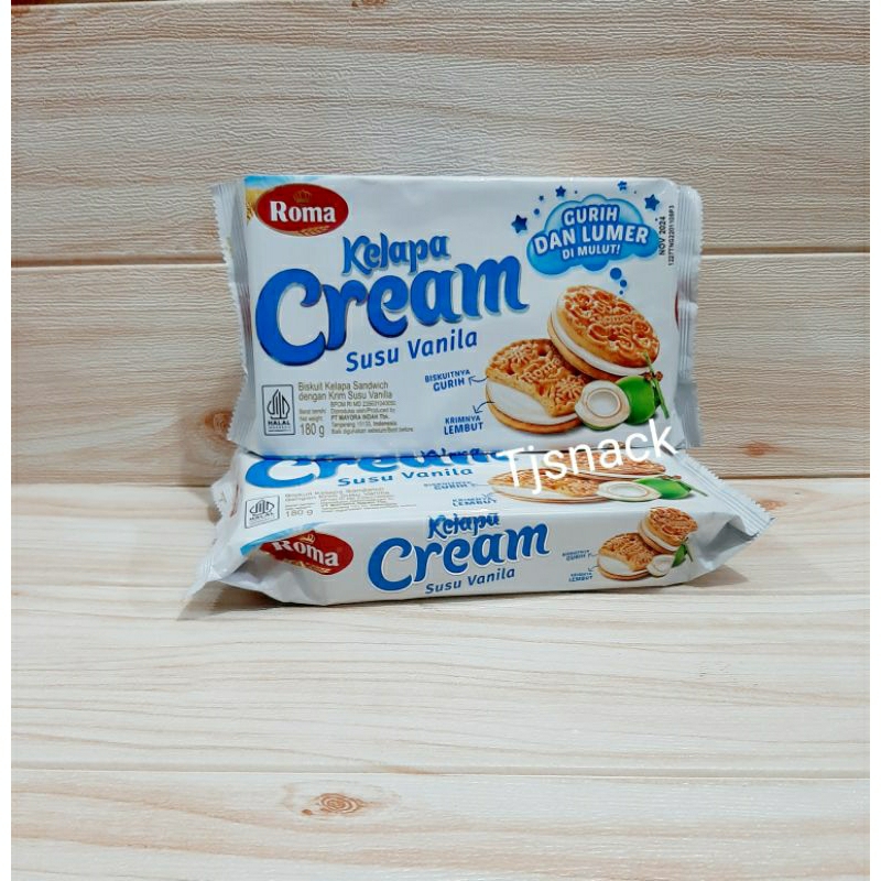 

Roma Kelapa Cream Susu Vanilla 180g