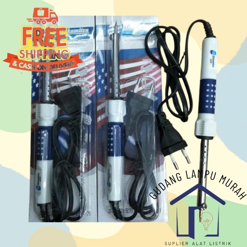 Solder Plastik 40watt Hakamitsu Solder 40Watt Solder murah  Solder 40Watt Murah