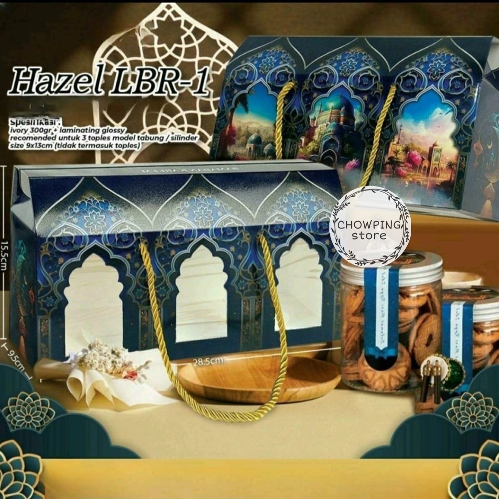 

Kotak Dus Box Toples Kue Kering Idul Fitri Lebaran Hazel LBR 1