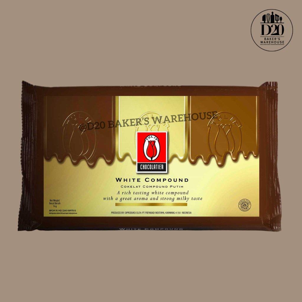 

Tulip White Compound Chocolate Coklat 1kg