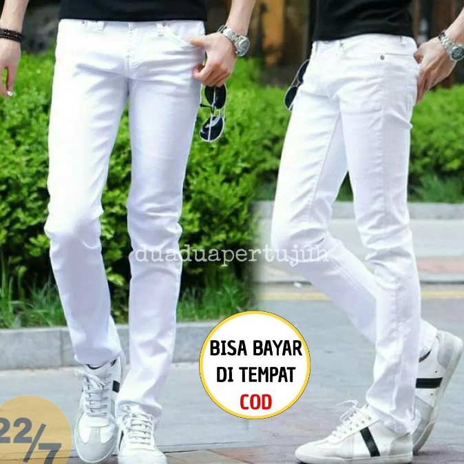 DISKON CELANA PANJANG PRIA CELANA PANJANG PUTIH PRIA CELANA CHINO PUTIH PRIA