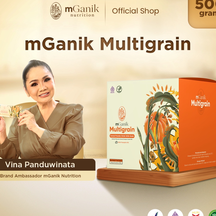 

Terbaru 33 mGanik Multigrain Labu Kuning 5gr