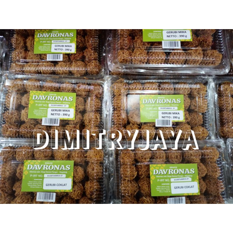 

Grubi Coklat Mika Davronas / Oleh Oleh Magelang Temanggung Wonosobo Yogyakarta / Keripik Kerupuk Cemilan Snack