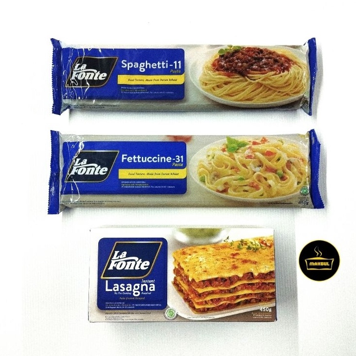 

TERBARU La Fonte Spaghetti11 Fettuccine31 Lasagna 45gr