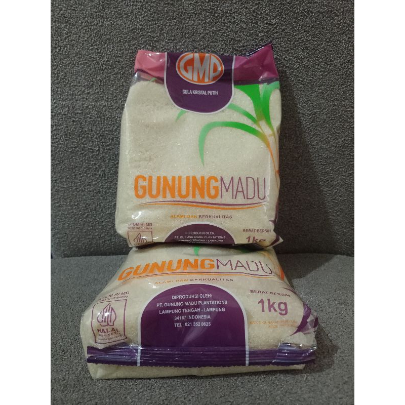 

GULA GMP / GUNUNG MADU / 1 KG