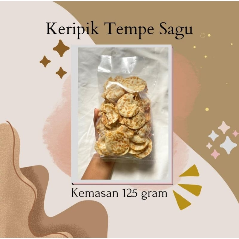 

Keripik Tempe Sagu Kemasan 500 gram dan 1 kg