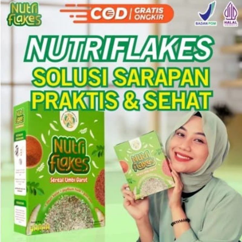 

Nutriflakes Sereal Umbi Garut Ampuh Atasi Asam Lambung Maag dan Gerd