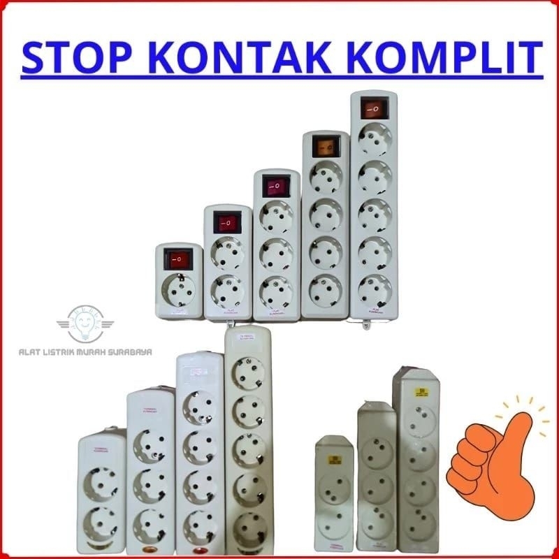 DEXICON Stop Kontak Switch On Off tanpa Kabel