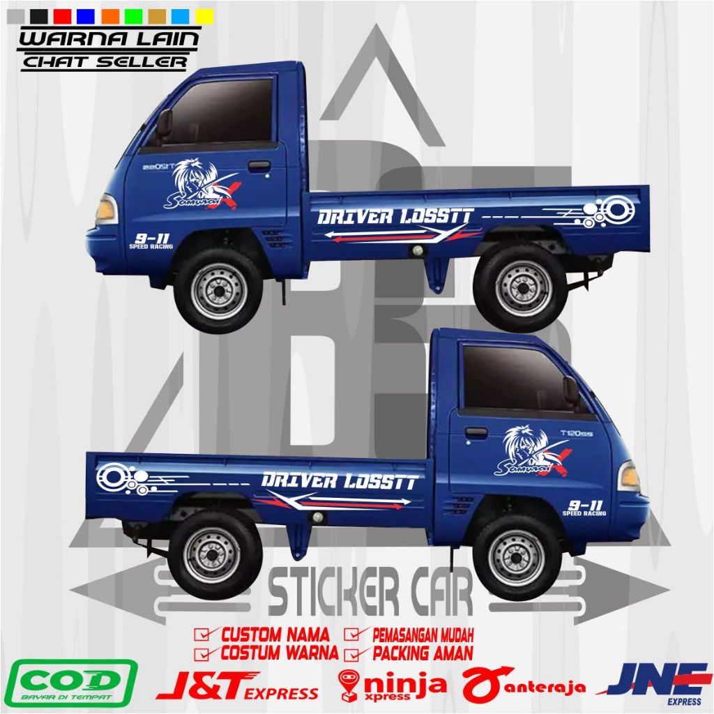Stiker Cutting Mobil Pickup Suzuki Futura Stiker Suzuki Sport  Variasi Mobil Pickup Carry Futura