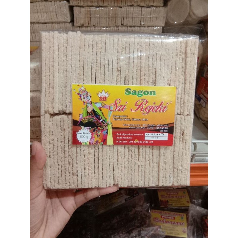 

Sagon Sri Rejeki +- 500 gram Enak dan Crispy