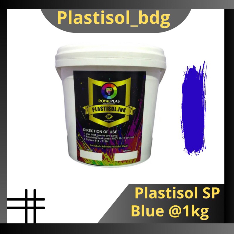 

Tinta Plastisol Blue SP @ 1kg Royalplas
