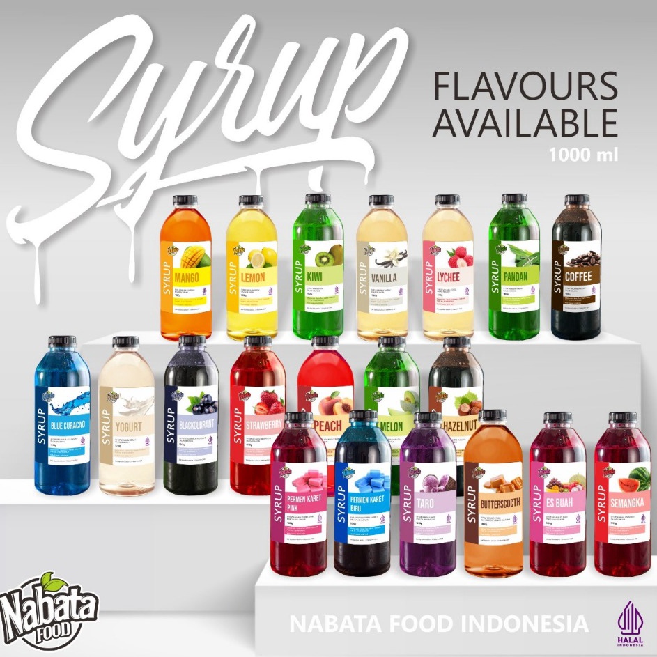 

TERMURAH Syrup NABATA All Varian 1 ml Sirup Flavoured Minuman Bartender Kopi Sirup Nabata Aneka Rasa All Variant Sirup Kopi dan Teh Perasa Minuman Nabata Syrup 1ml All Variant Rasa Sirup Minuman 1 Liter Aneka Rasa Buah Syrup Fruit All Vari