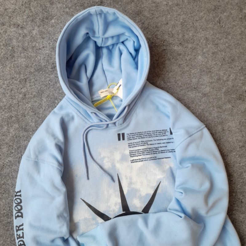 HOODIE OFF WHITE LIBERTY MURAH