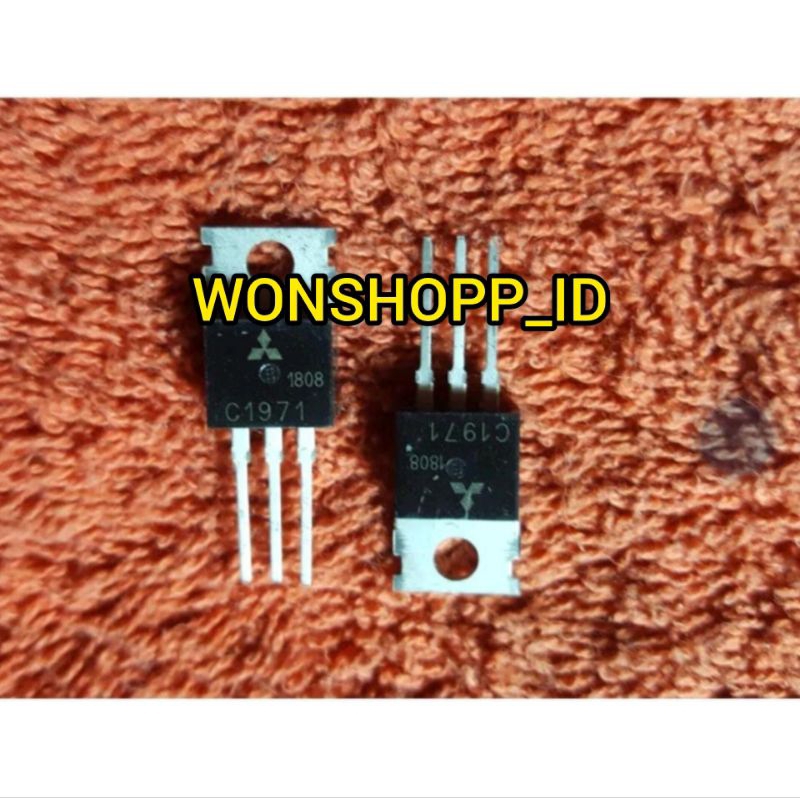 C1971 ORIGINAL ASLI C 1971 TRANSISTOR IGBT IC POWER AMPLIFIER PSU SUPPLY MESIN MOSFET MOSPET LAS TRA