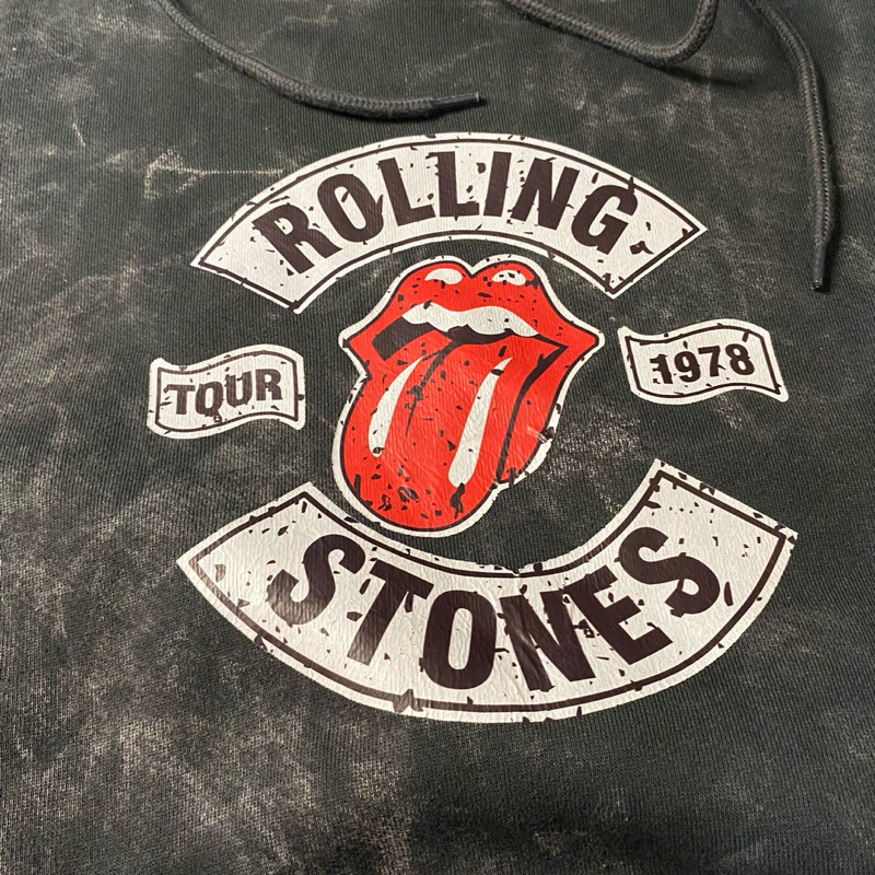 Hoodie rolling stones tour 1978 second brand