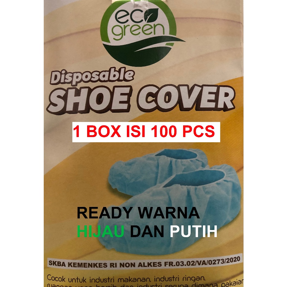 Dijamin Ori Shoe cover shoes medis ecogreen