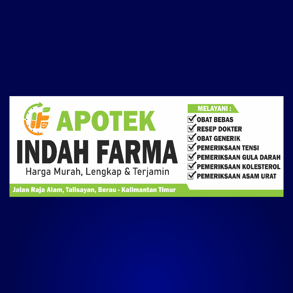Spanduk Banner Apotek / Toko Obat