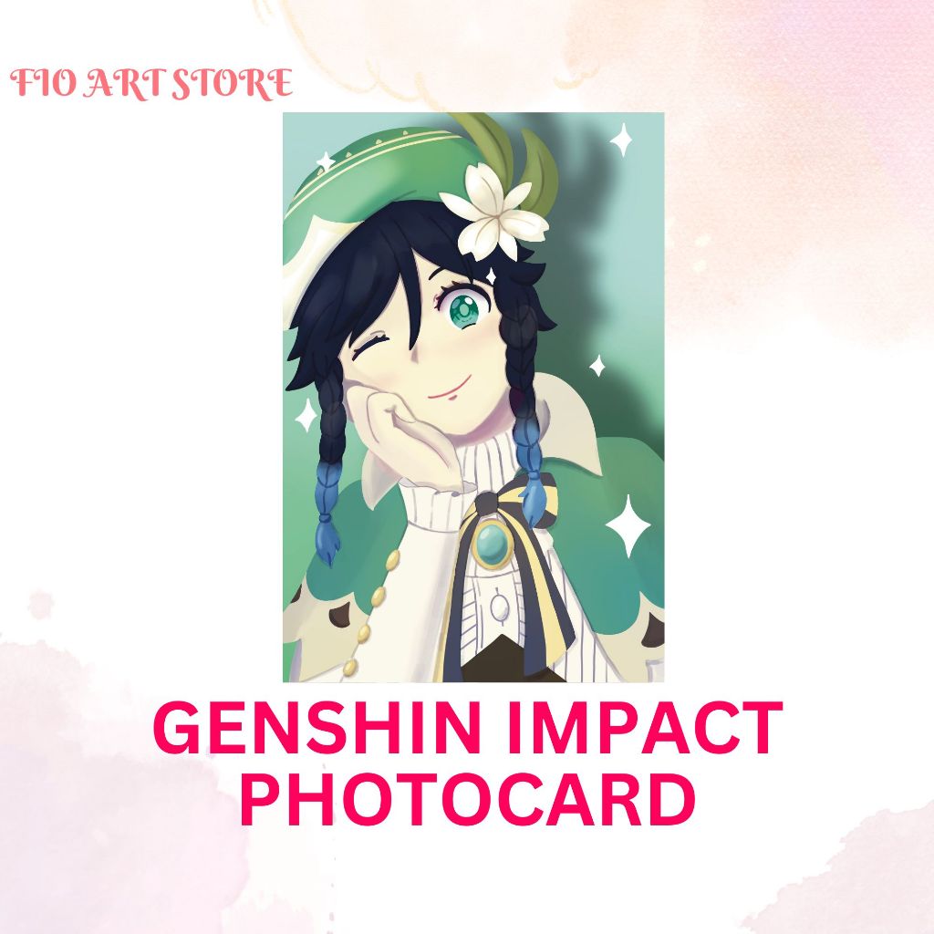 Genshin Impact Photocard - Venti [Fioretin]