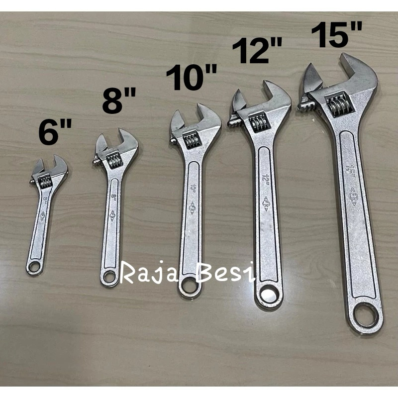 Kunci Inggris 15" kuni inggris 15 inch chrome