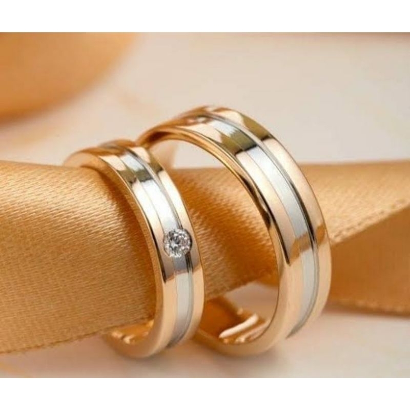 cincin tunangan emas