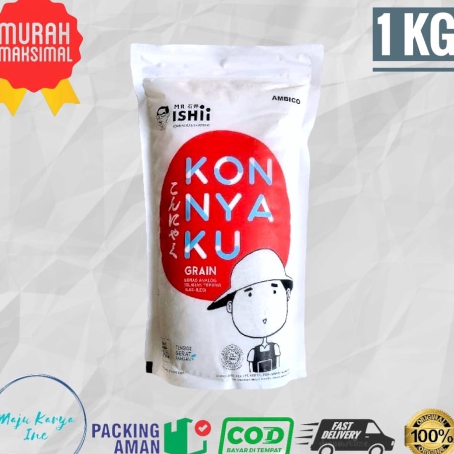 

COD NEWPRODUCT Beras shirataki 1kg Konnyaku rice shirataki rice 1 kg