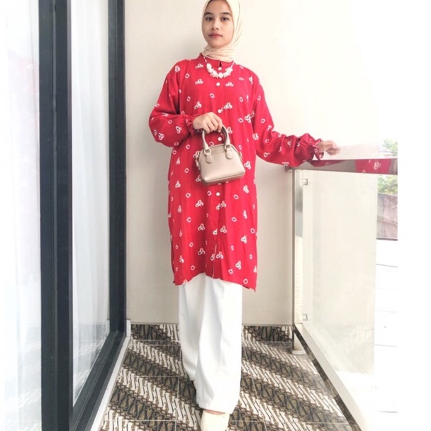 Super Hits Masayu Batik  Tunik Batik Wanita Jumputan Original