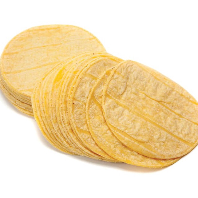 

DISKON Yellow Corn Tortilla Frozen Kulit Nachos 1 Jagung 5gr 15cm 12CM VEGAN Gluten Free No sugar added