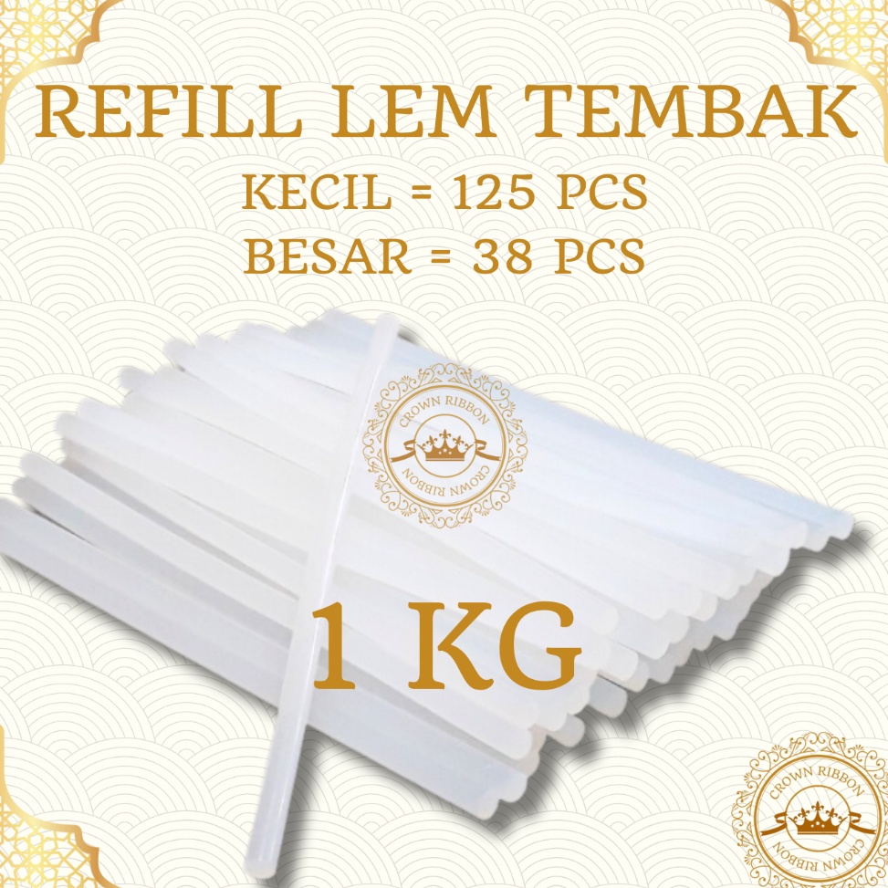 

UTM153 MEGA SALE 1 KG isi lem tembak kiloan lem bakar kiloan glue gun refill lem lilin tembak kecil besar 1kg