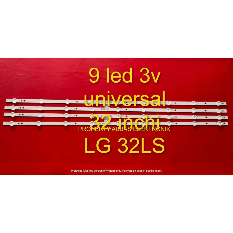Best Seller led 9 KANCING MULTI backlight multi universal 32 inchi 9 kancing 9 led 3v universal mult