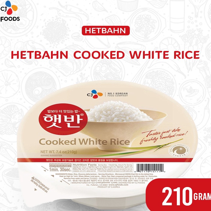 

HOT HETBAHN Nasi Putih Instan 21 Gram